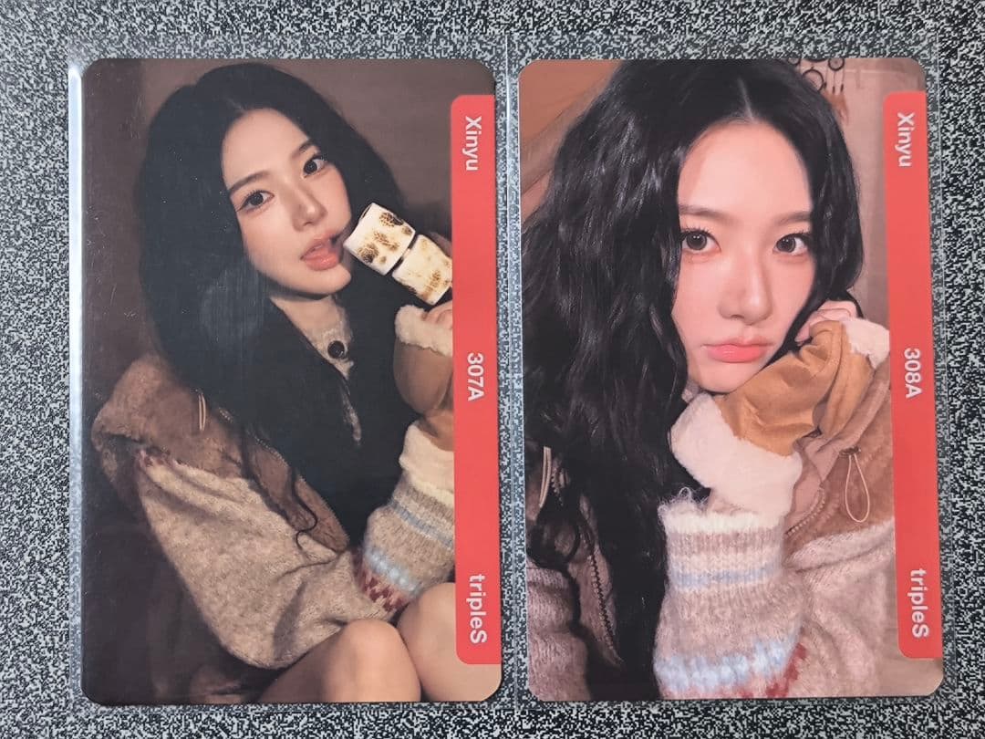 QR使用済 tripleS Lotte シンウィー bb307 bb308 - メルカリ