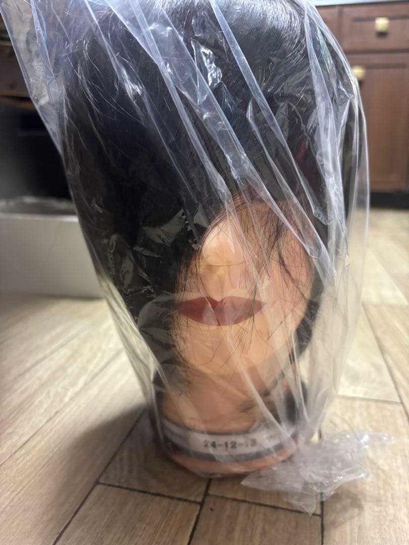 美容師 国家試験本番用カットウィッグ 三矢 1体 新品24-12-13 美容学生