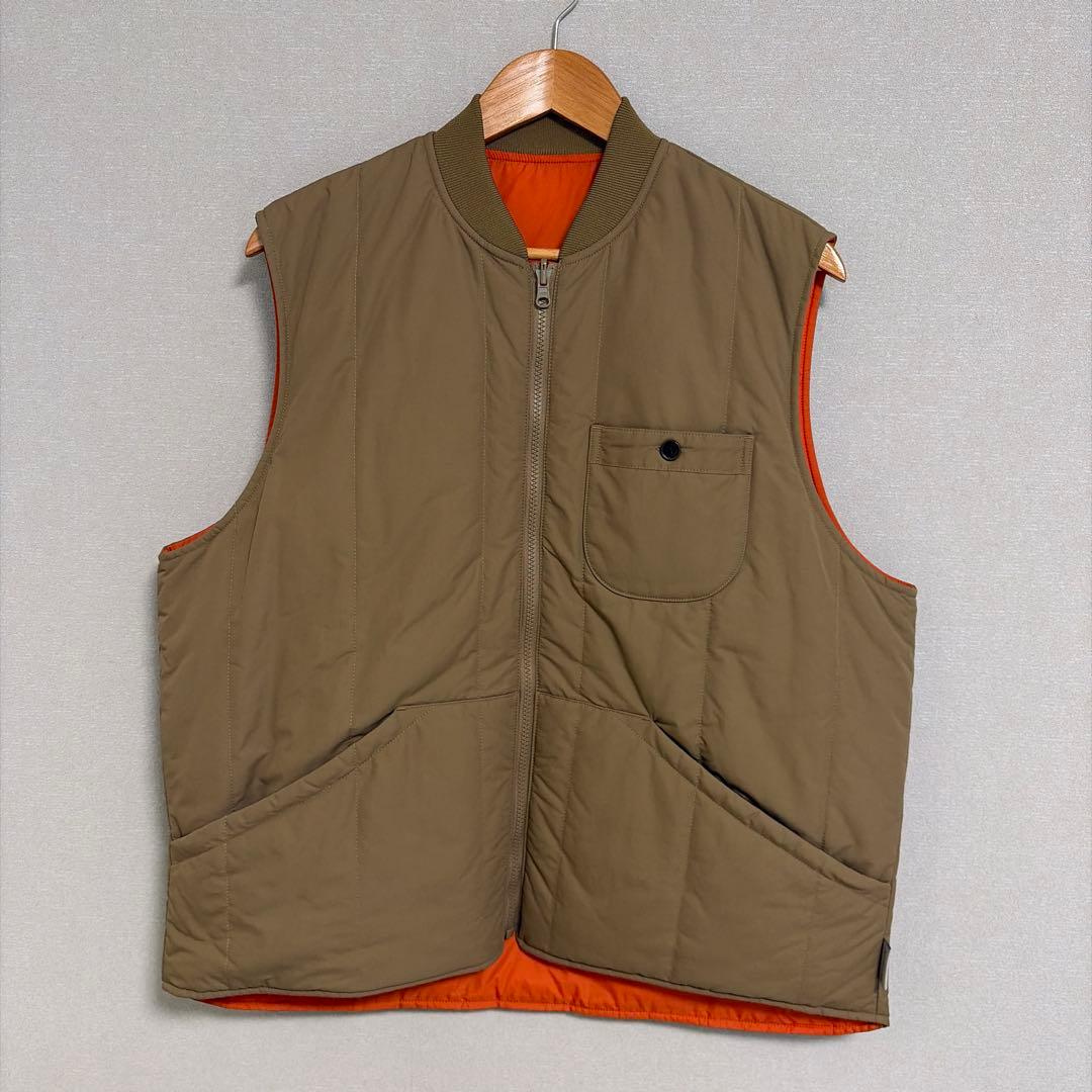 PWA TWO FACE QUILTED VEST プワ　ベスト　リバーシブル