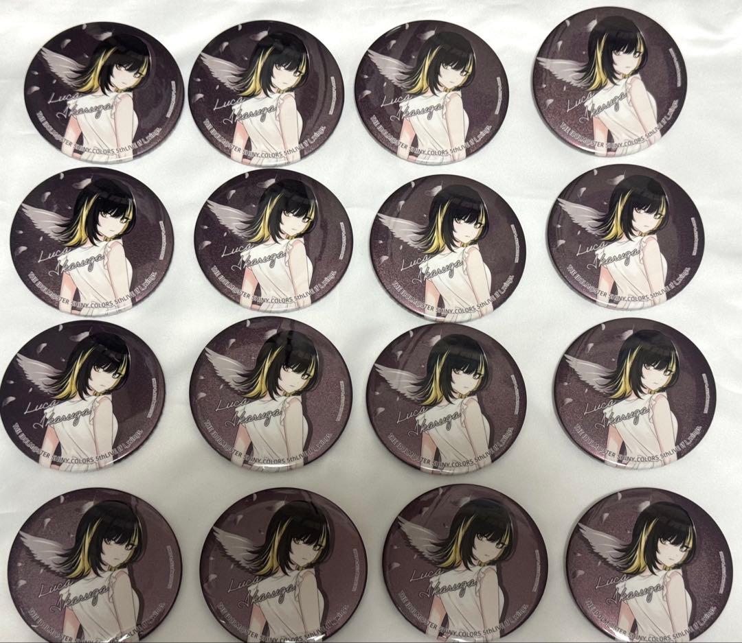 シャニマス 5thLIVE 75mm缶バッジ 斑鳩ルカ 16個セット