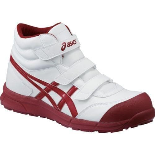 新品 アシックス ウィンジョブ CP302 ホワイト×バーガンディ 29.0cm