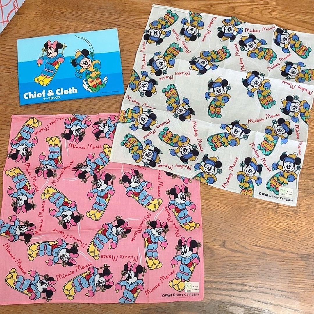 ディズニー ハンカチまとめ売り チーフ＆クロス 千趣会 ベルメゾン 未
