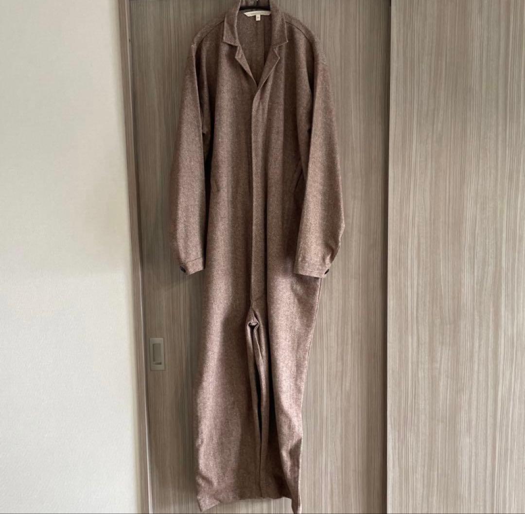 Lanefortyfive 長袖ジャンプスーツ 40 ブラウン系　イギリス製