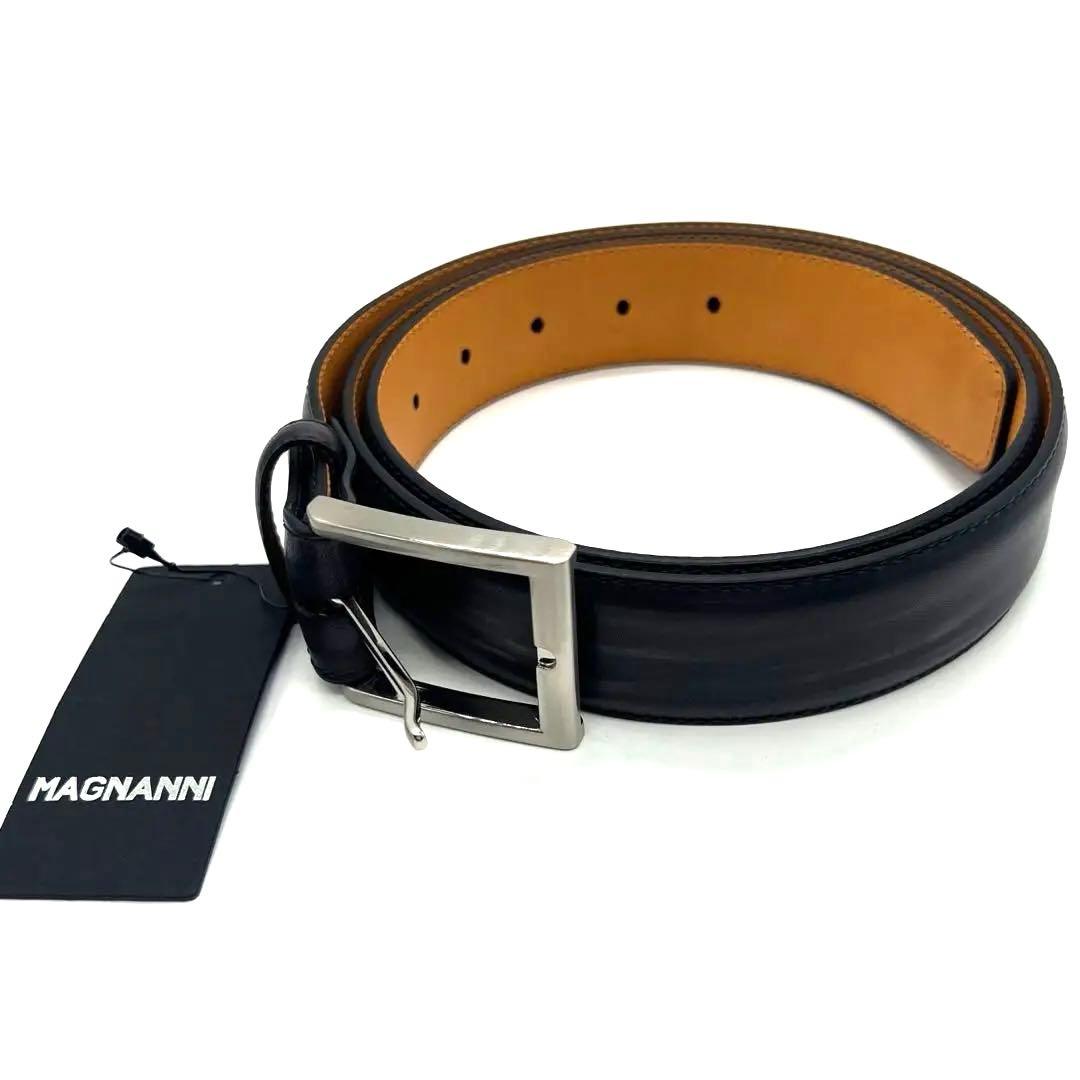 未使用品　マグナーニ　105cm ベルト　ブラック B10785DGY
