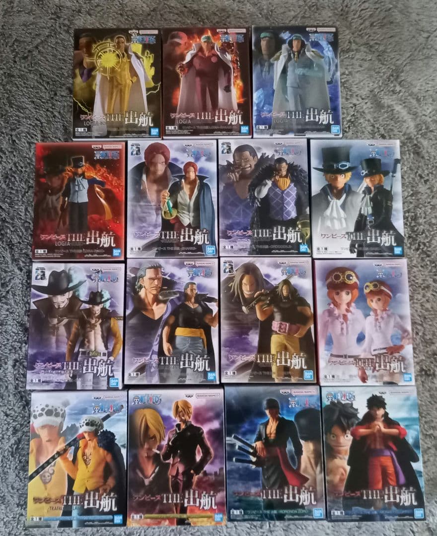 ワンピース 出航フィギュア 16体セット