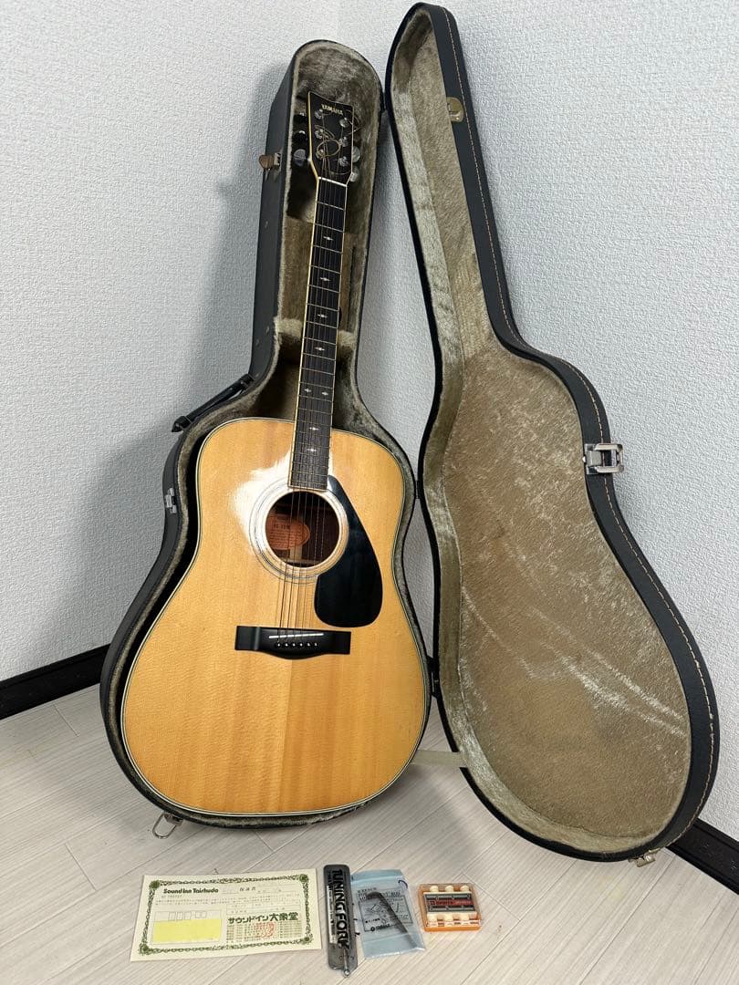 YAMAHA ヤマハ FG-351B 保証書・ハードケース付 ※31 Yamaha 【FG-351B / 78～80年製 / ハードケース付属】 | D-plus-stock