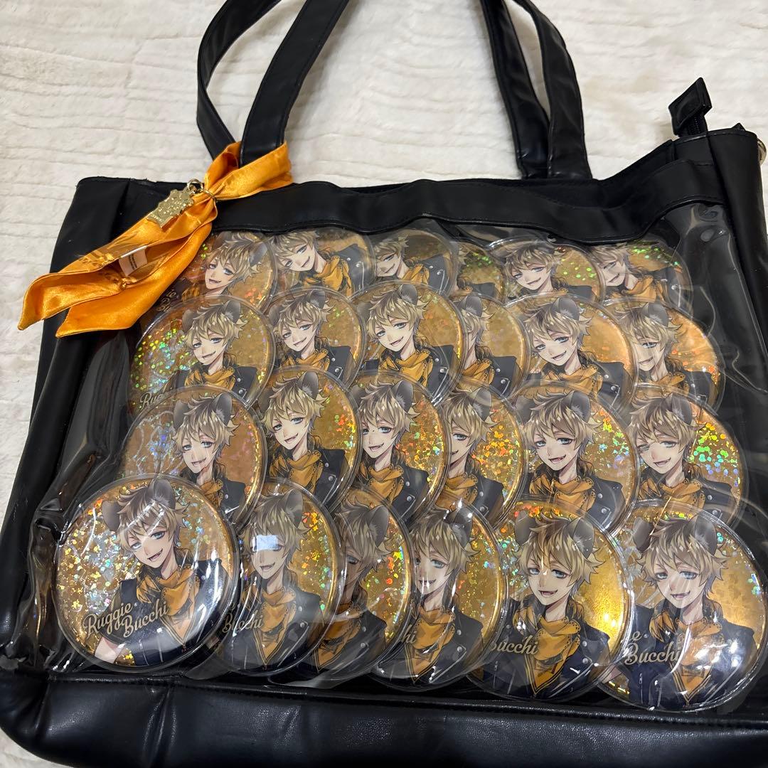 ツイステ ラギー namco缶バッジ 痛バ カバン付き - メルカリ