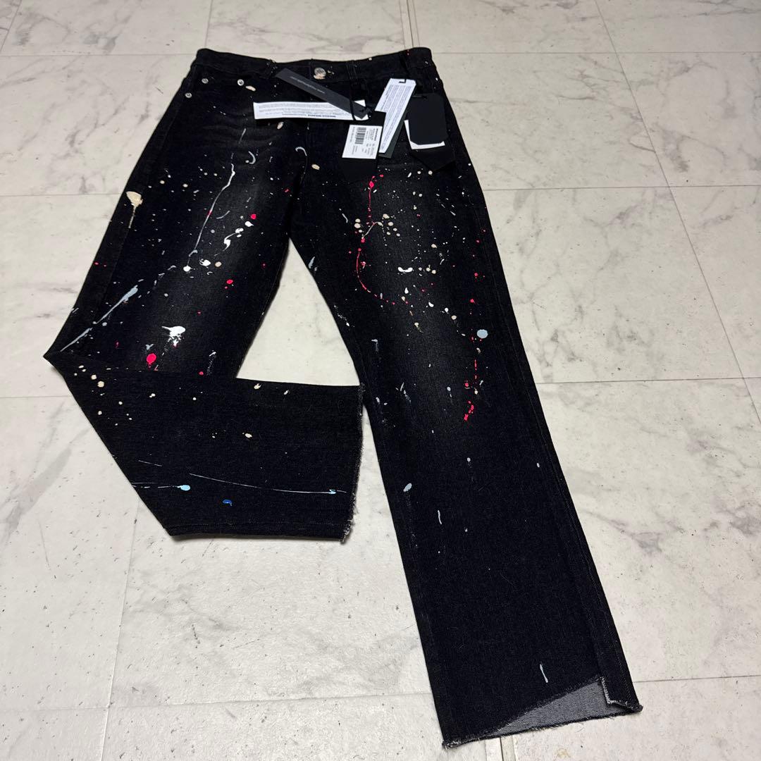 竹井McAllen Calle ペイントデニム YAECA | MEN | 28-13L DENIM | REGULAR STRAIGHT | LIGHT INDIGO