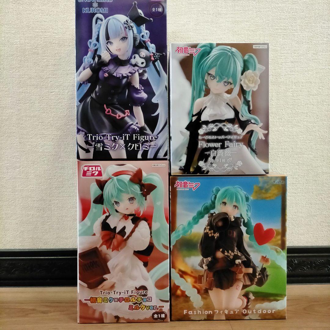 初音ミク フィギュア 4種セット - メルカリ