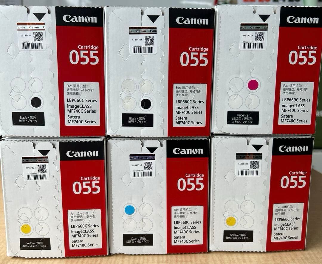 新品未開封】Canonトナーカートリッジ 055 4色 6個 - メルカリ