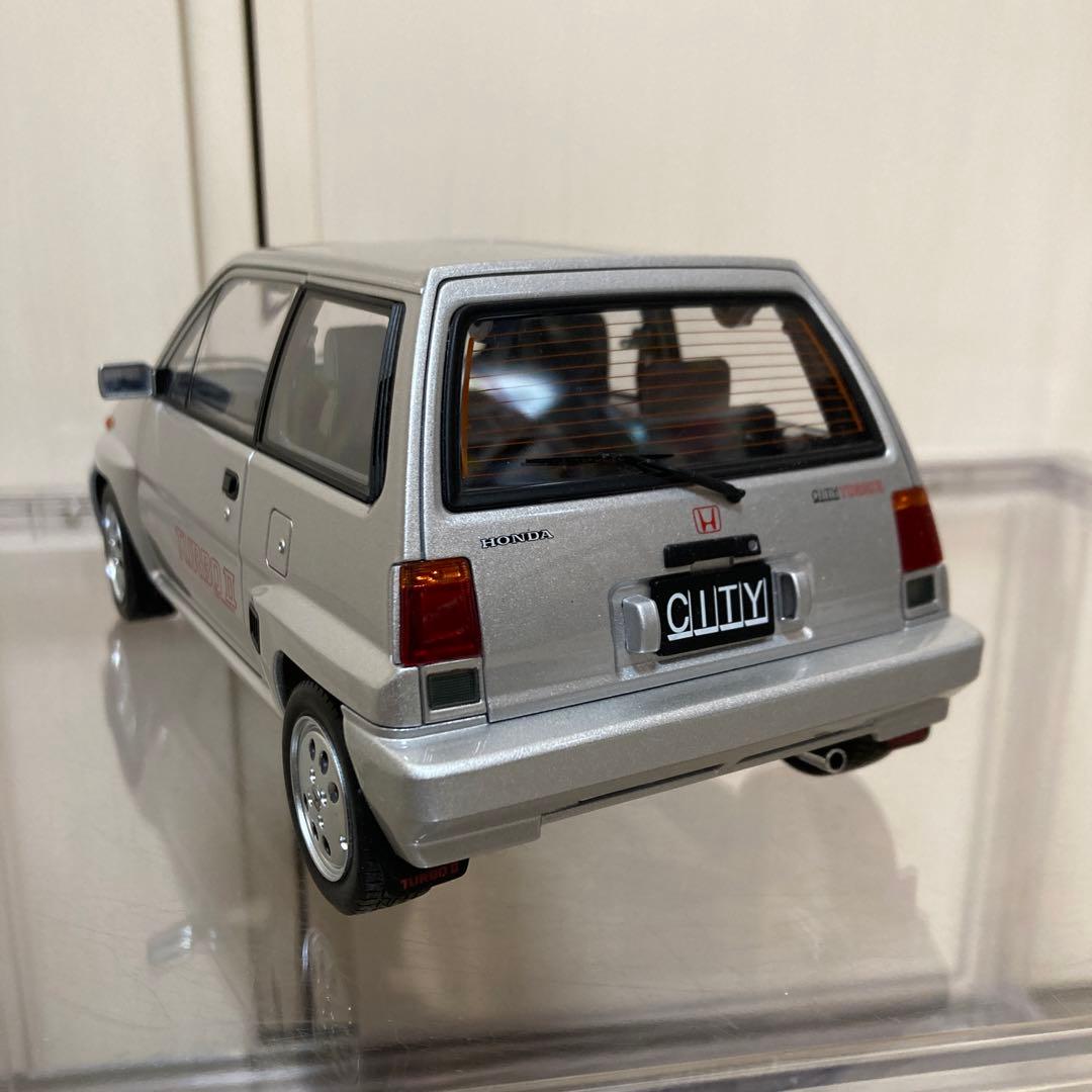 オートアート1/18ホンダ シティターボⅡ ブルドック シルバー