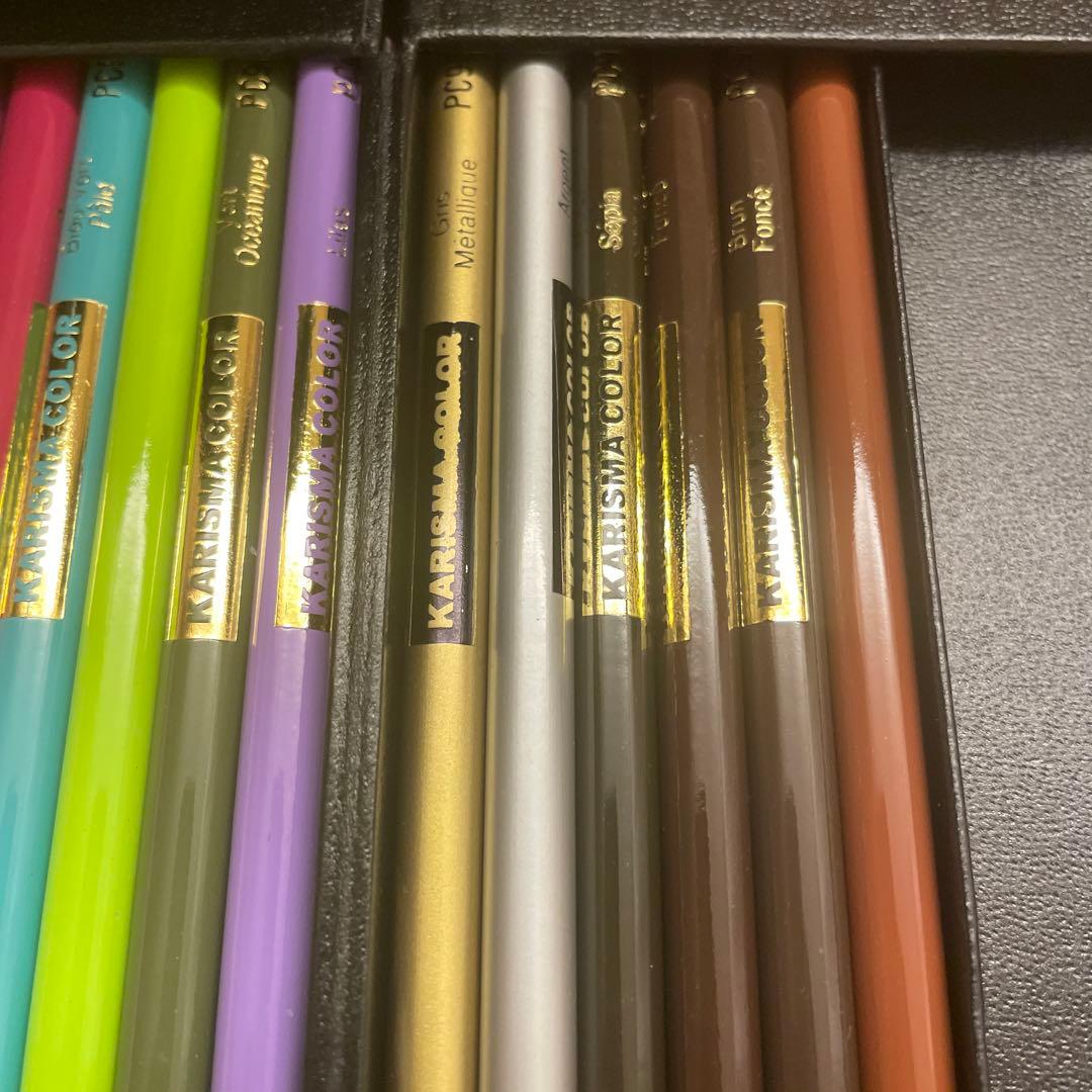 未使用】色鉛筆 カリスマカラー 72色 - メルカリ