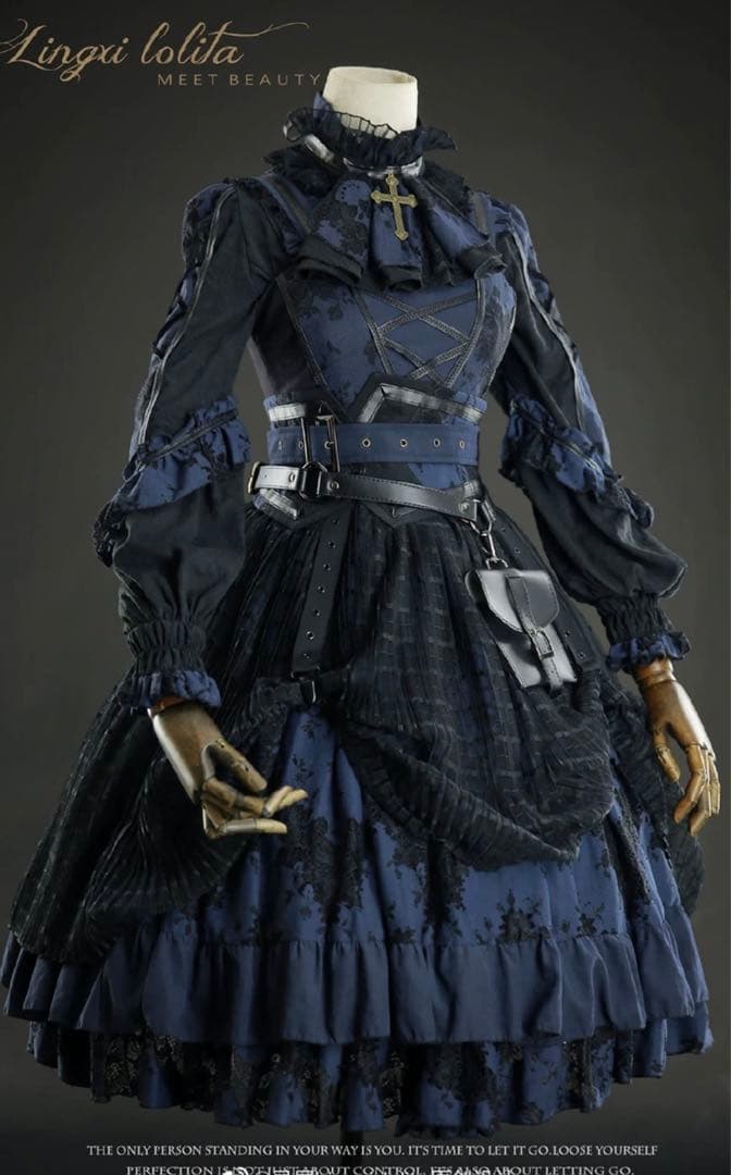 「最終値下げ」海外ロリータBLOOD HUNTERゴスロリ セット Bloodmoon ゴスロリジャンパースカートセット – ロリータファッション