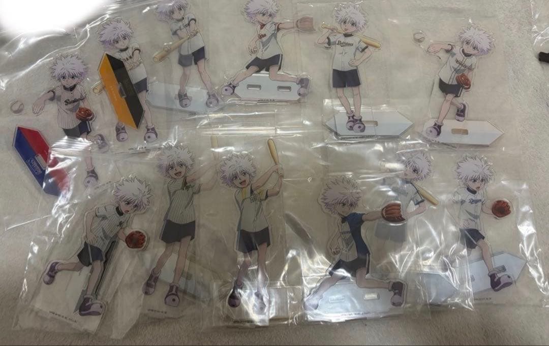 キルア プロ球団コラボ アクリルスタンド アニメ「HUNTER×HUNTER」とプロ野球球団のコラボグッズが販売決定！各