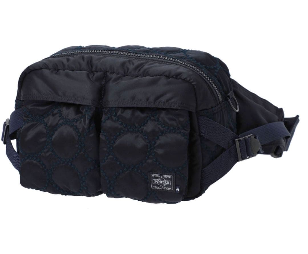 ま*け様 レア⁈ミナペルホネン　ポーター ウエストポーチ　バッグ mina perhonen x PORTER(ミナ ペルホネン x ポーター) WAIST BAG