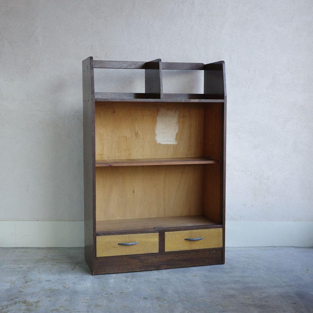 値下げしました！レトロな本棚　飾り棚　オープンラック　アンティーク