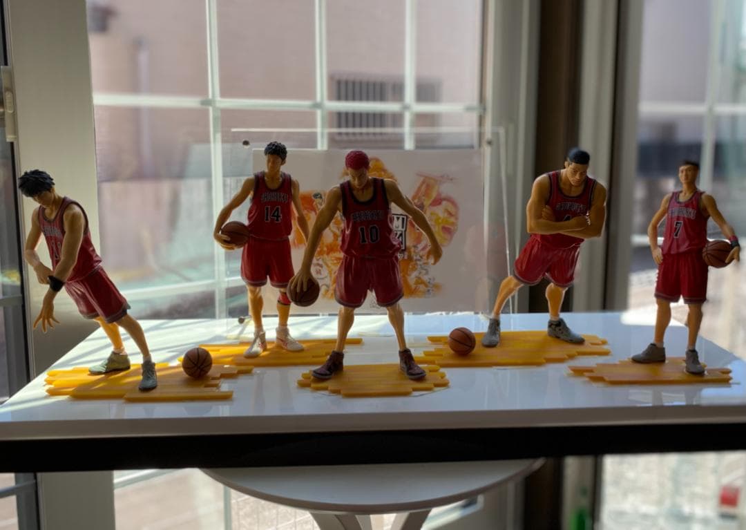 【スラムダンク】湘北高校 Amazon.co.jp: SLAM DUNK スラムダンク 3D 立体画D 湘北高校バスケ部