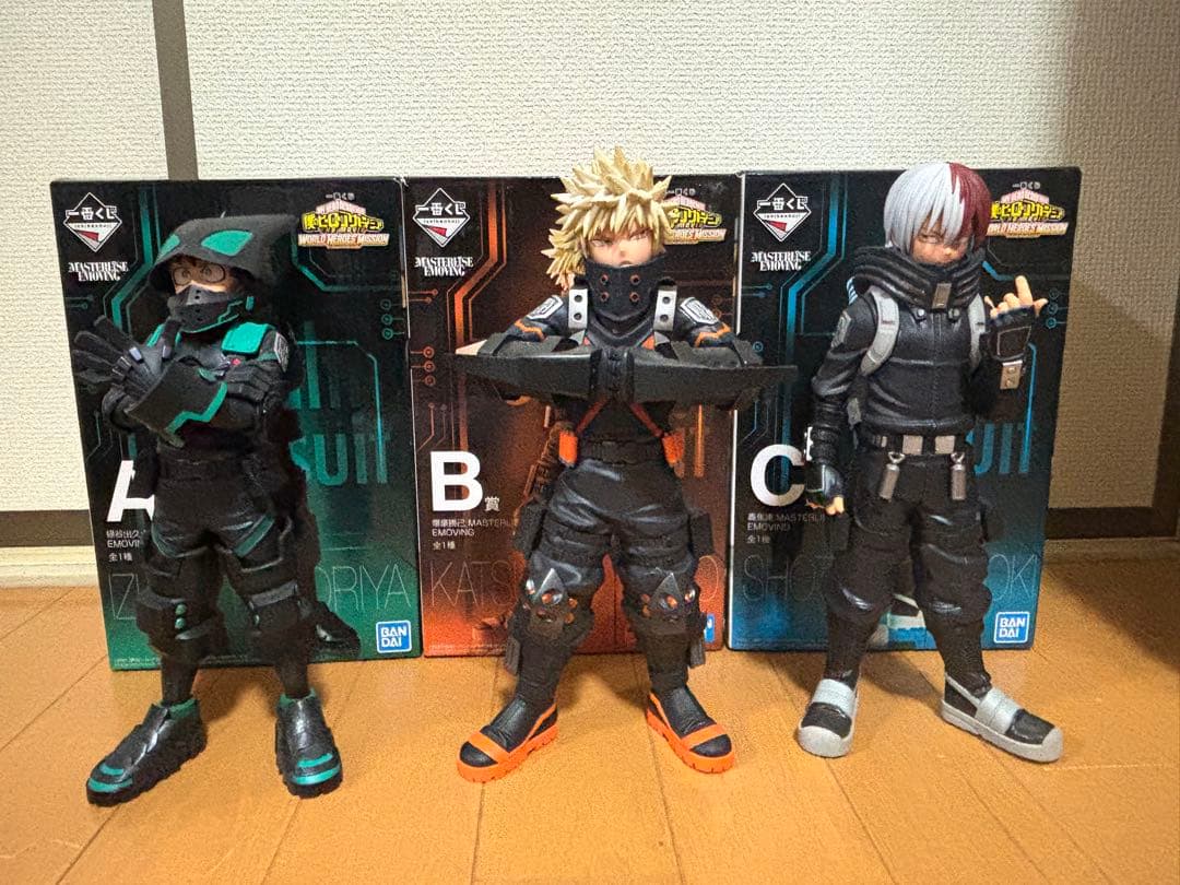 僕のヒーローアカデミア ワールドヒーローズミッション 一番くじ フィギュア