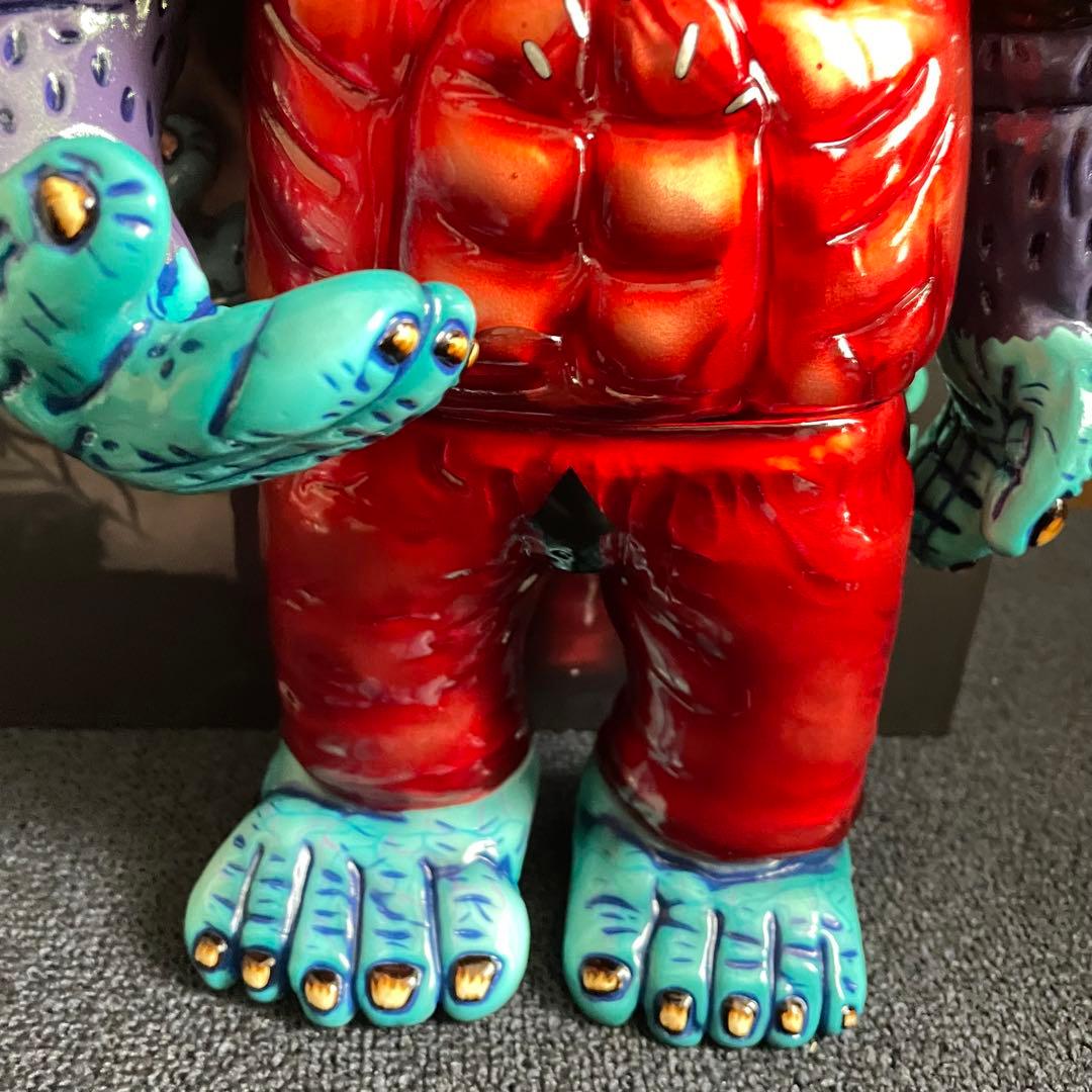 リンゴリラ 7期 ソフビ デハラユキノリ 万事屋 インディーズソフビ 赤