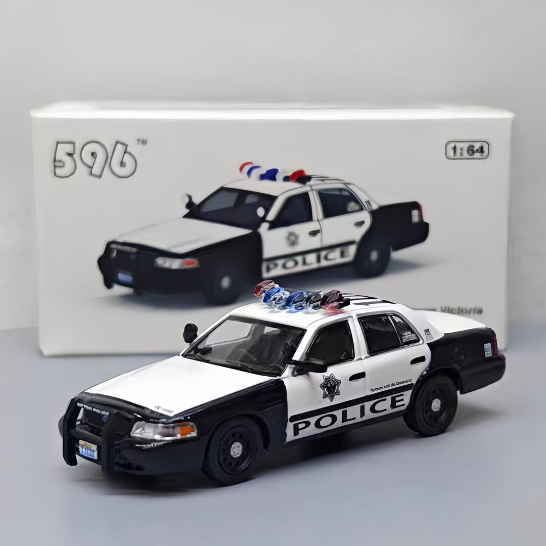 596 1/64 フォード クラウン・ビクトリア パトカー（ラスベガス警察