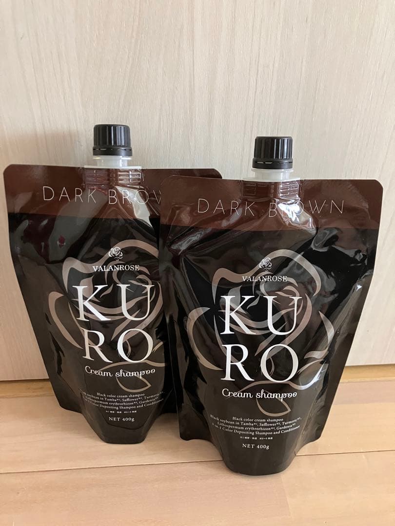 KURO ヘアカラー　シャンプー　VALANROSE バランローズ