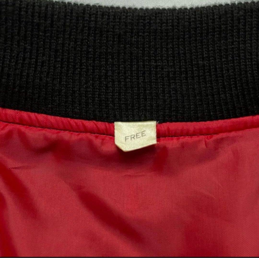 別珍】ヤマコ 風神雷神 龍神 黒 別珍 ベロア スカジャン 和柄 希少