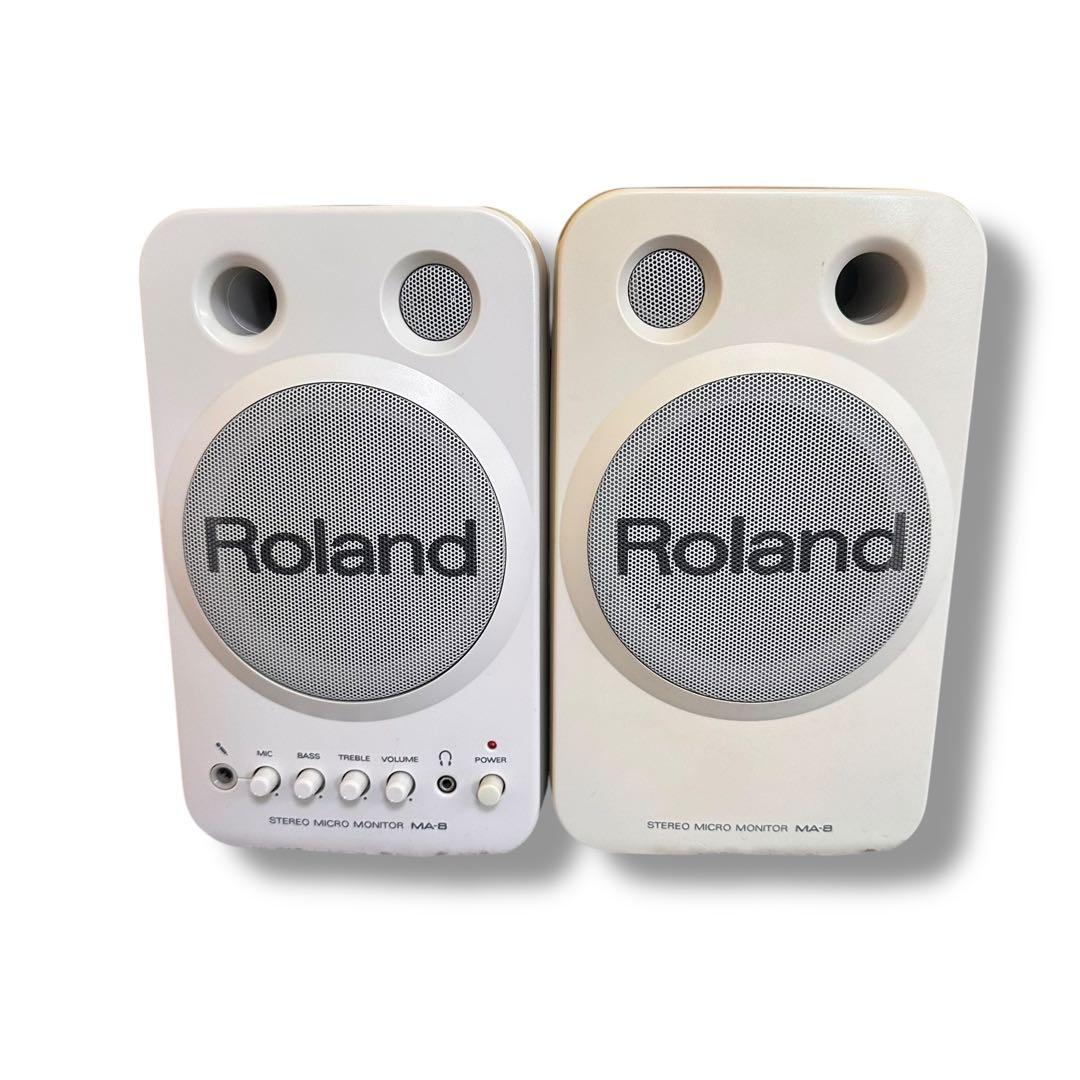 【動作品】Roland/ローランド ステレオスピーカー MA-8 ペア