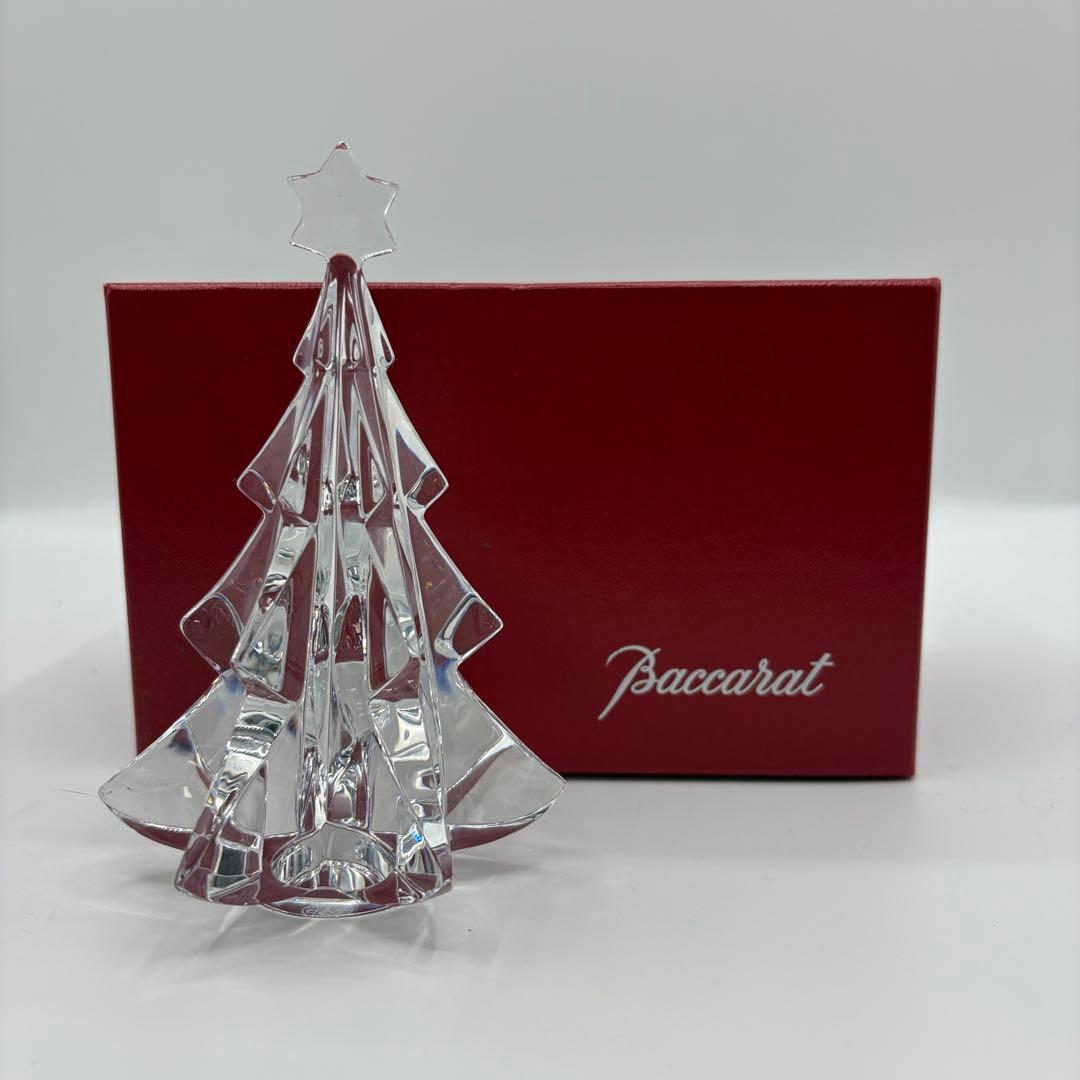 Baccarat バカラ ノエル クリスマスツリー 置物 箱付き