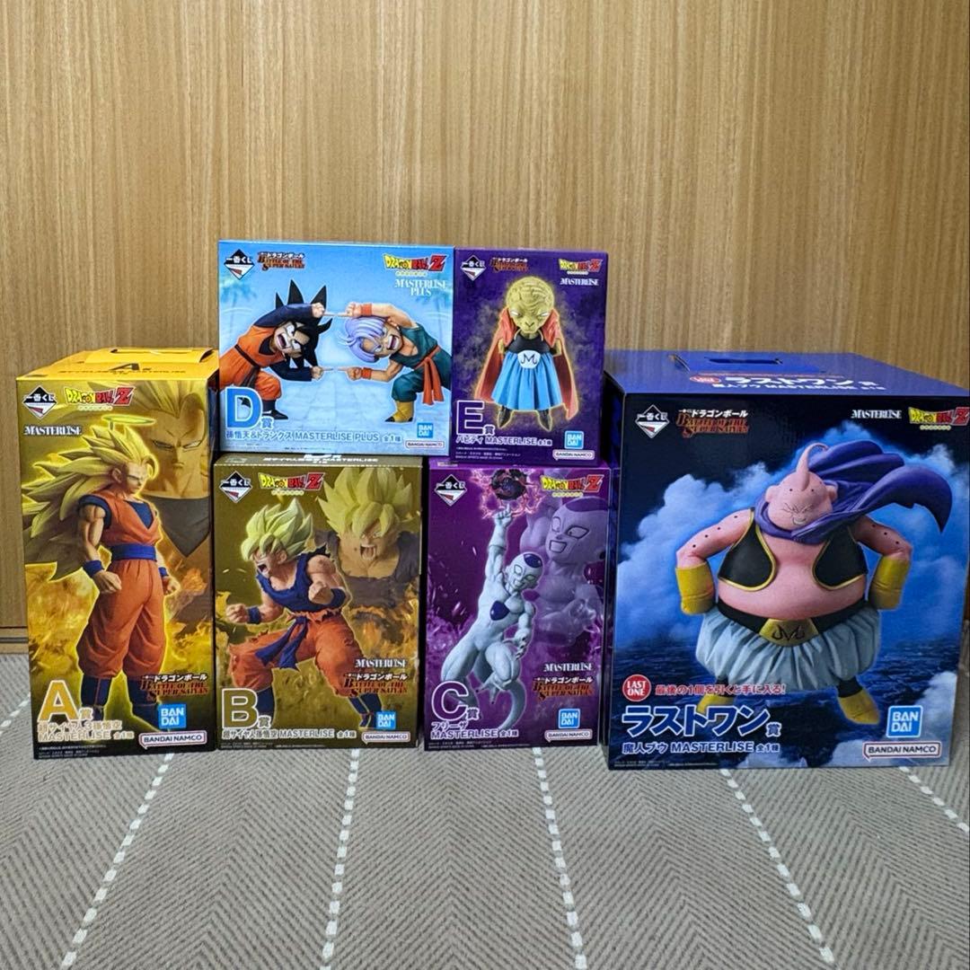 ドラゴンボール 一番くじ まとめ売り A～E＋ラストワン＋下位賞72点(未開封)