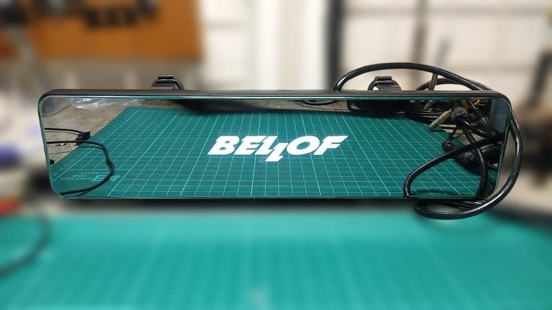 ベロフ　ナイトビジョンデジタルミラー　NVS401+ウェッジマウント（おまけ）