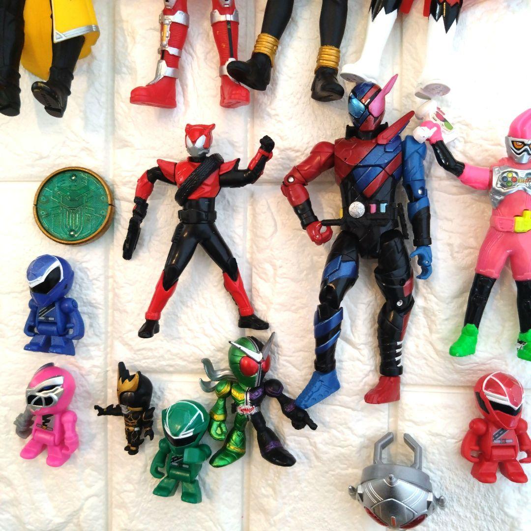 特撮 ソフビ フィギュア まとめ売り 仮面ライダー ウルトラマン 戦隊