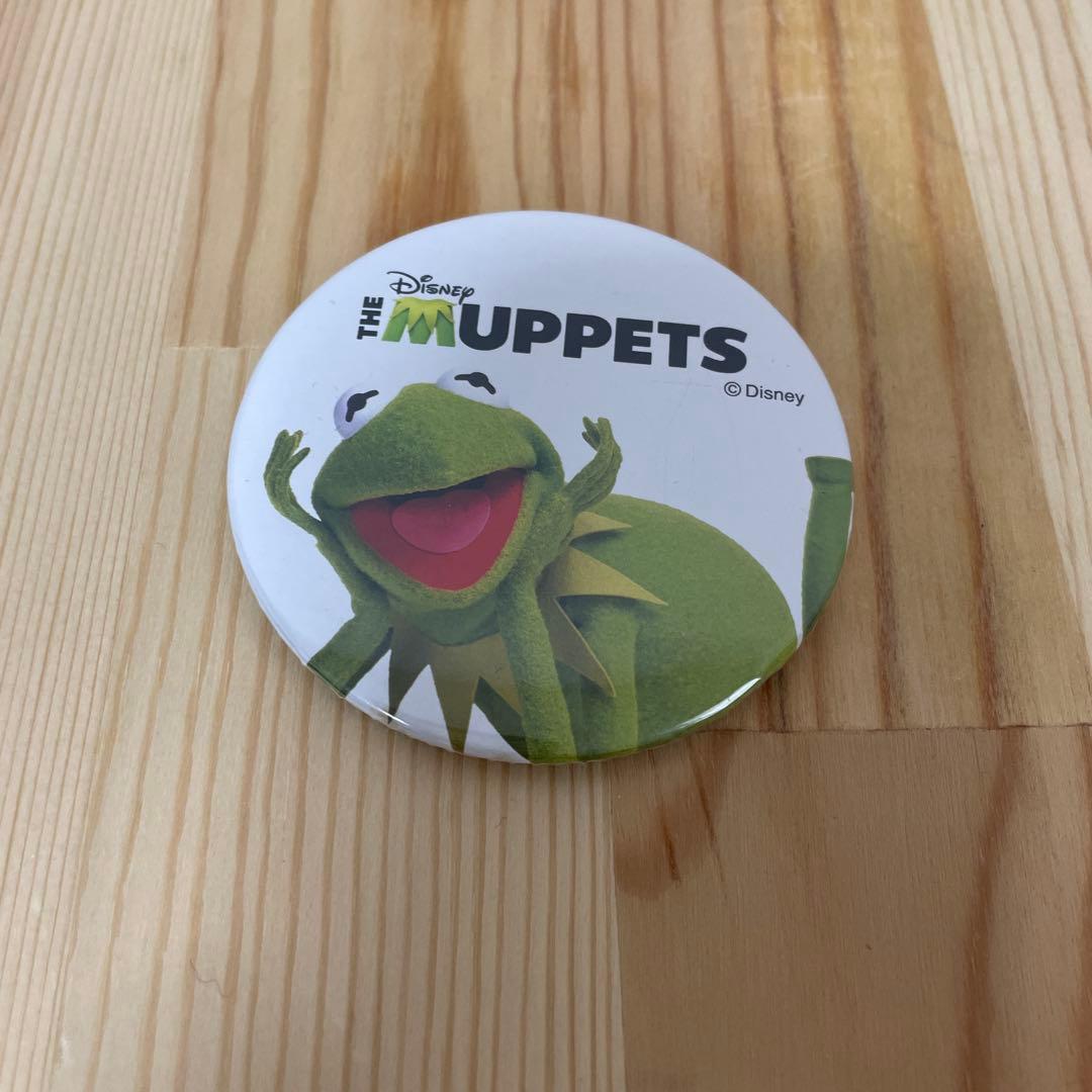 ディズニー ザ・マペッツ カーミット 缶バッジ