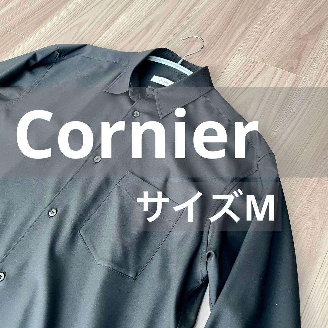 cornier Super180's WOOL SHIRTS 黒　美品 M