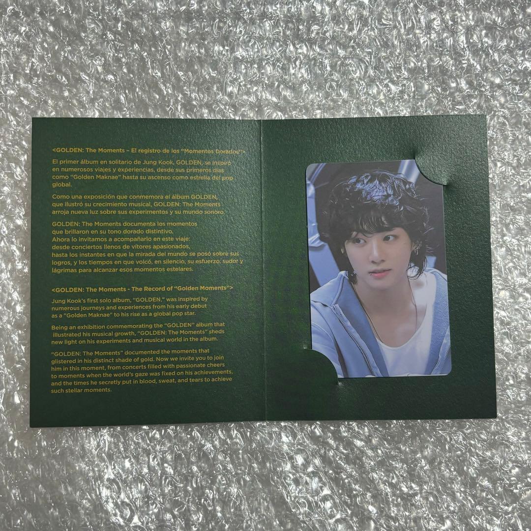 BTS ジョングク 展示会 GOLDEN トレカ チリ 6