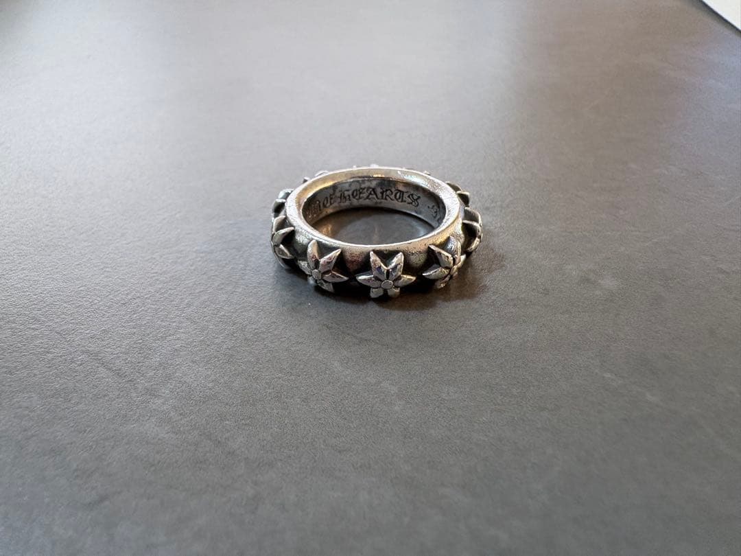 クロムハーツ スターバンドリング 指輪 アクセサリー シルバー　13号