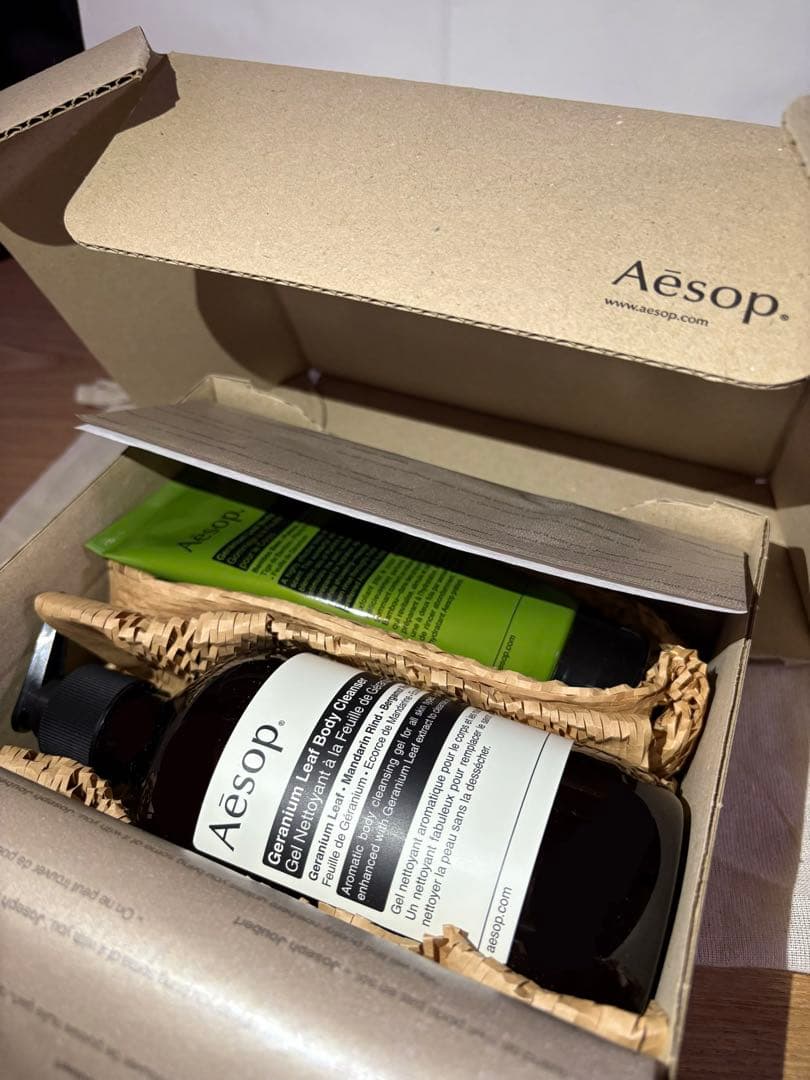 Aesop ゼラニウム ボディクレンザー・スクラブセット