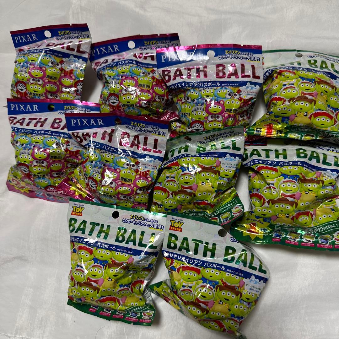 希少　新品　トイストーリー エイリアン リトルグリーンメン バスボム 10個