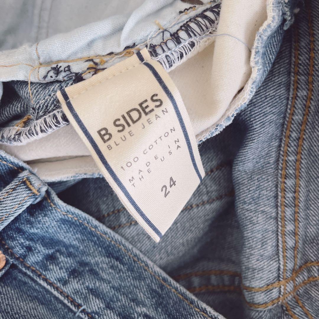 B SIDES JEANS リーバイス ドッキング デニム W24 ワイド