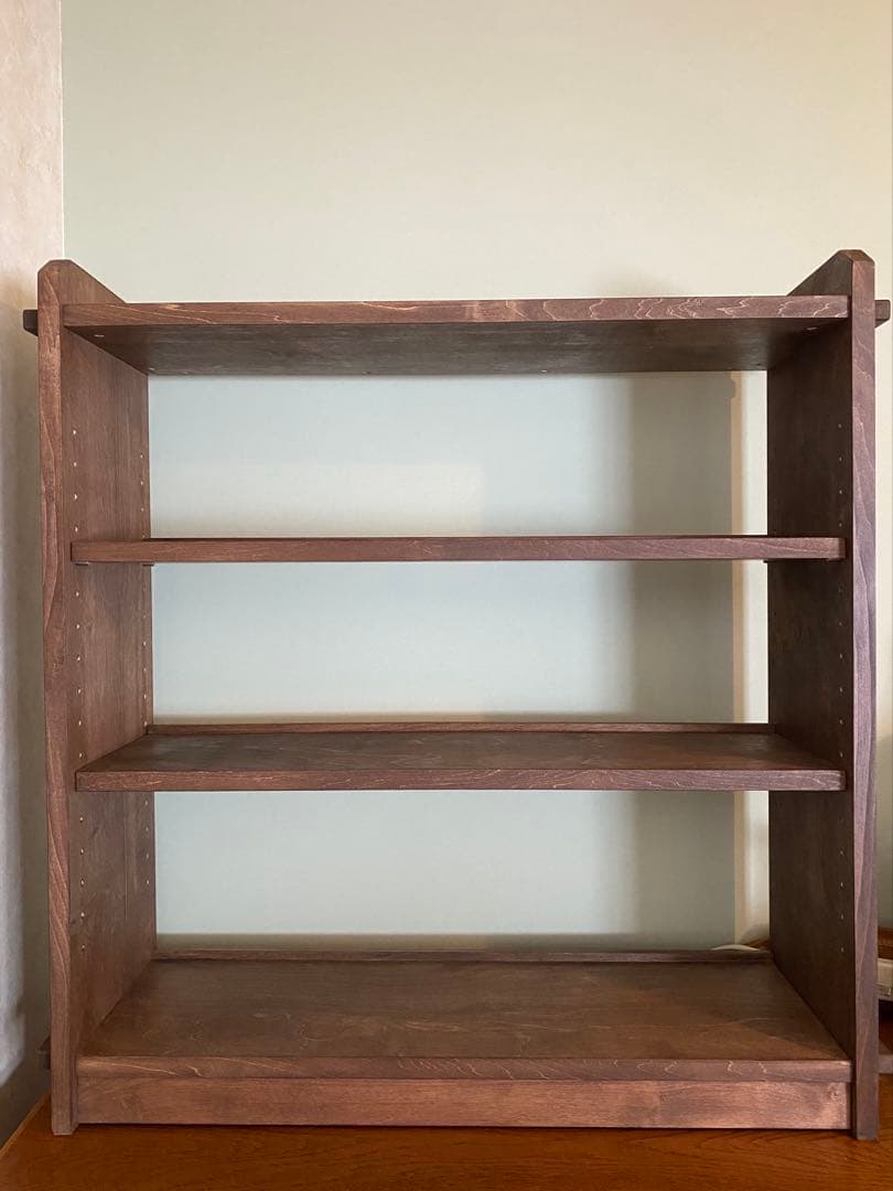 あたらしくて懐かしい。くさび棚風オープンラック 幅８４．５cm