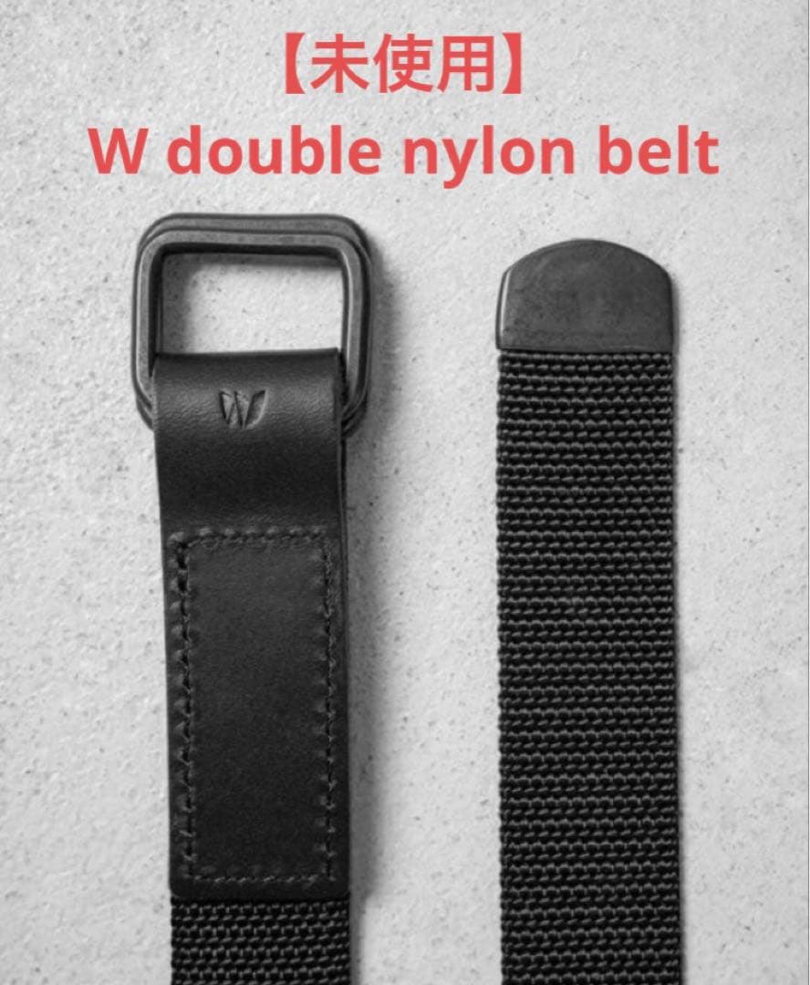 【未使用】W double nylon belt OVY KAJA deci