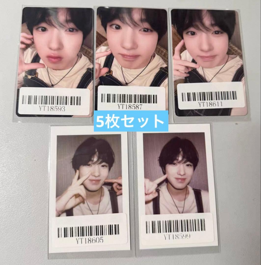 NCTWISHサクヤ poppop KMStation 上海限定トレカ5枚セット