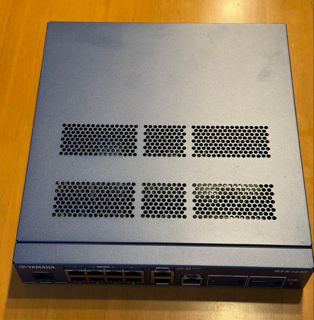 YAMAHA RTX1210 有線LANルーター 最新FW 初期化済み