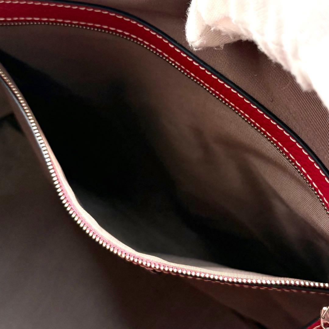 美品】バーニーズニューヨーク トートバッグ レザー A4可 肩掛け