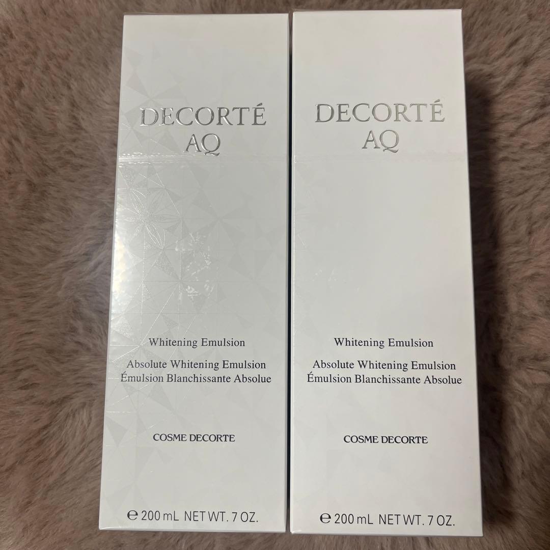 コスメデコルテ エマルジョン AQ ホワイトニング200mL 美白乳液　2本