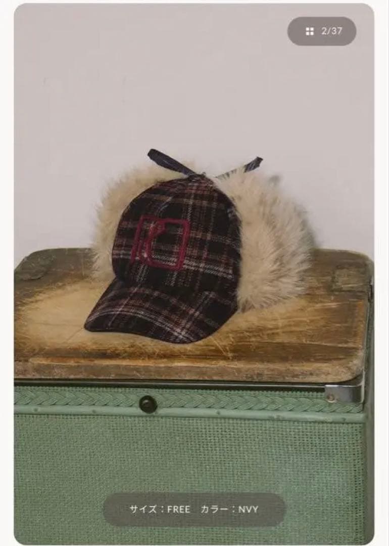 Darich ロゴフライトキャップ　NAVY