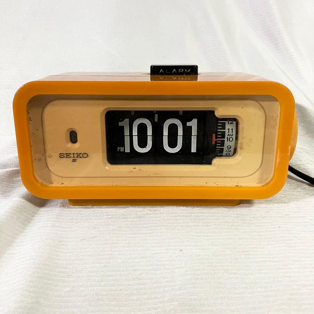【昭和レトロ 70s】 SEIKO　パタパタ時計　DP666T 置き時計