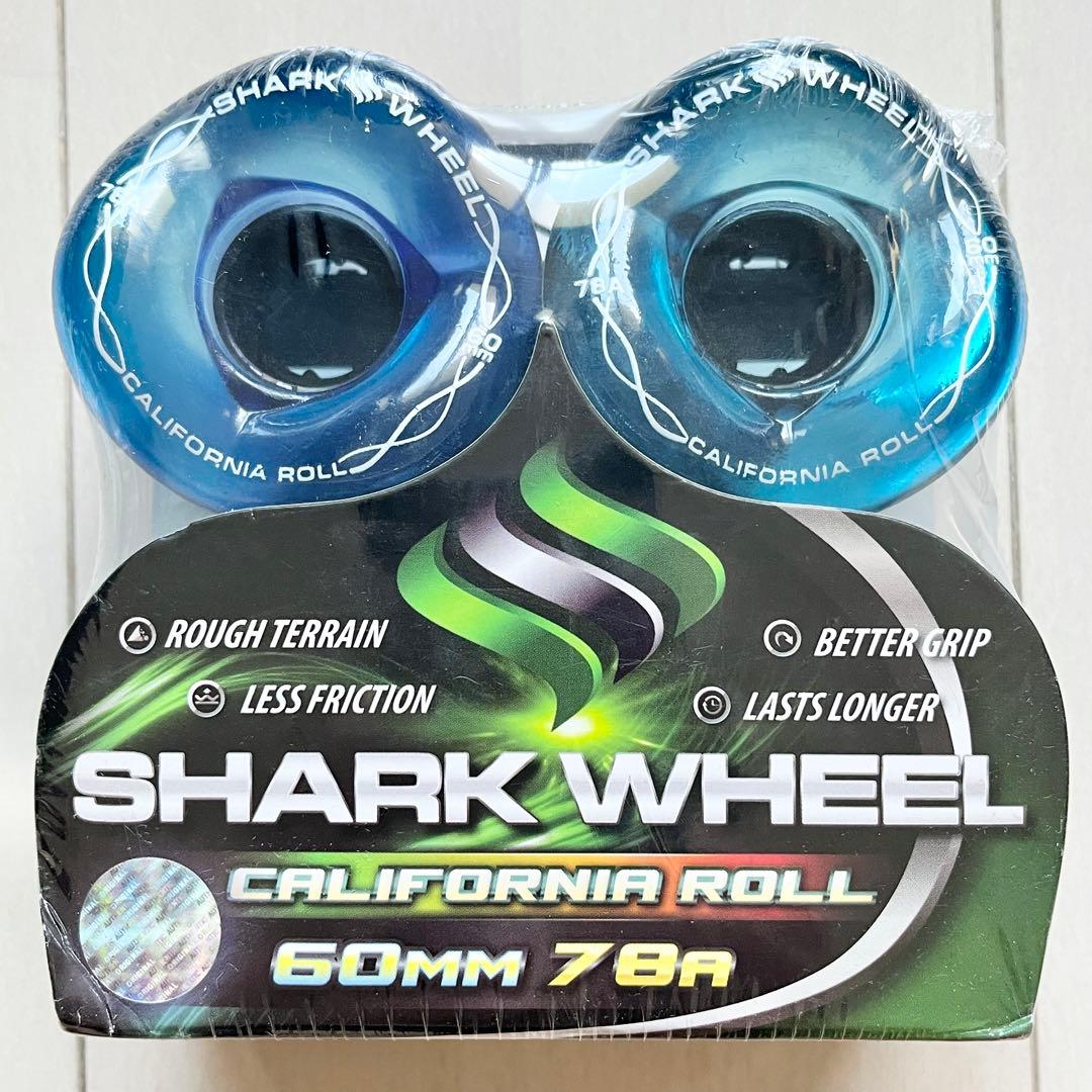 14☆新品 未開封☆ シャークウィール 60mm 78a クリアブルー
