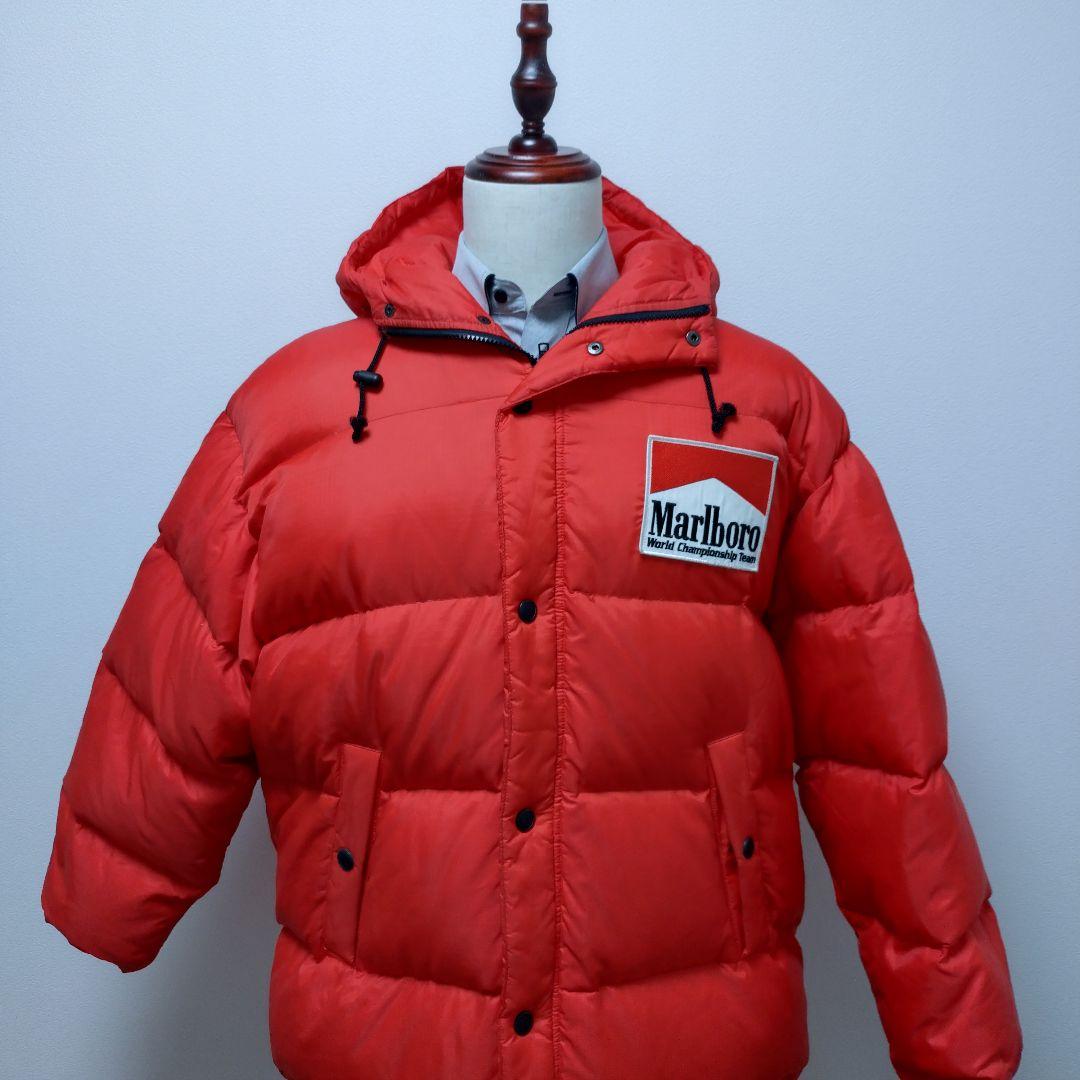 希少 マルボロ MARLBORO ダウンコート ワールドチャンピオン - メルカリ