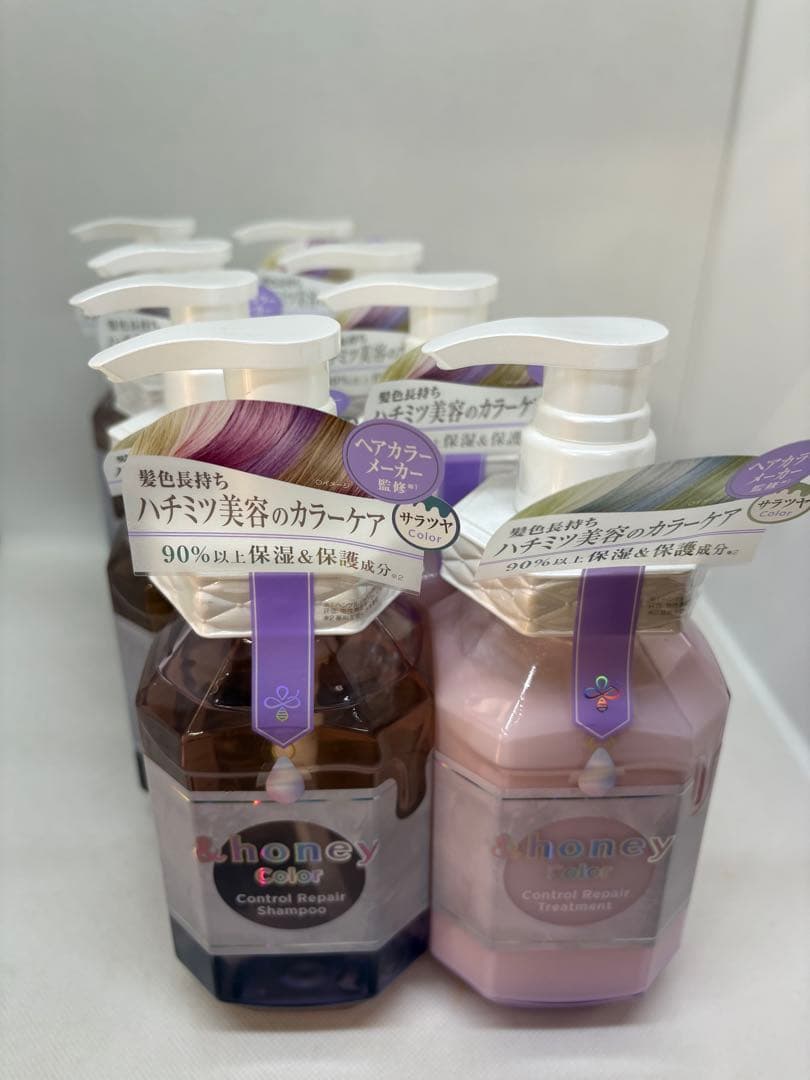 アンドハニー　カラーケア シャンプー 合計8本セット