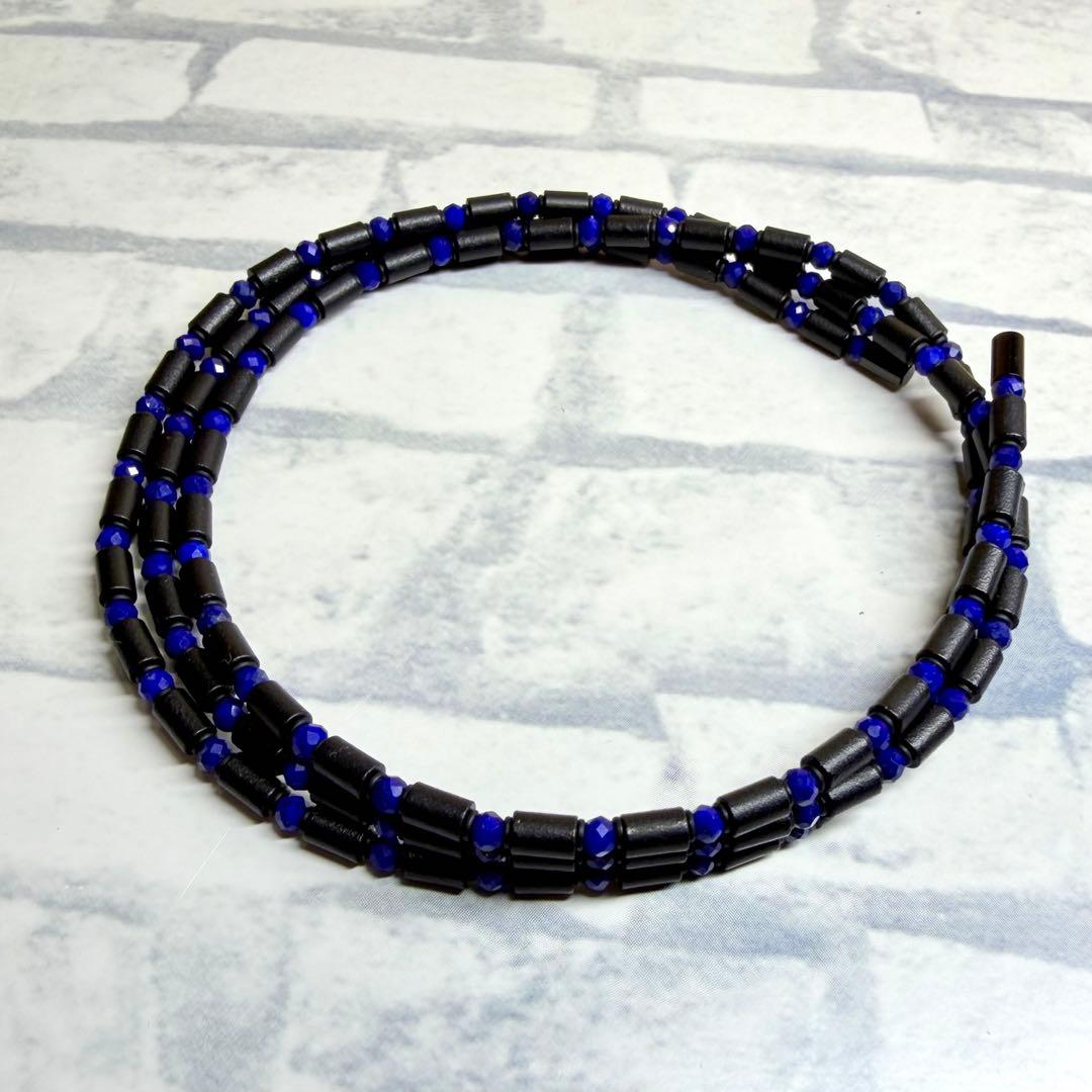 極美品】コアフォースループ ラピスラズリ CFL70 ブレスレット ブルー